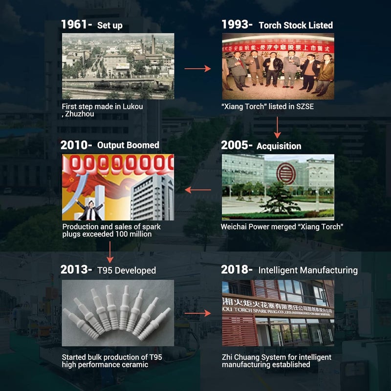 TORCH L7T Spark Plug Replaces Champion CJ7Y CJ8Y, for NGK BPM7A BPM6A, for Bosch WS5F WS6F, for Denso W20MP-U, for Brisk P15Y, for Husqvarna Poulan Craftsman Stihl Chainsaw MS461 MS382, OEM - Image 3